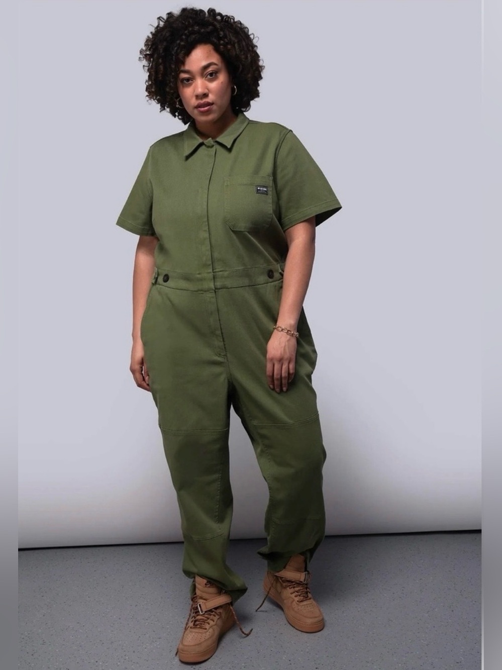 Wildfang Essential High Waisted Coveralls size small